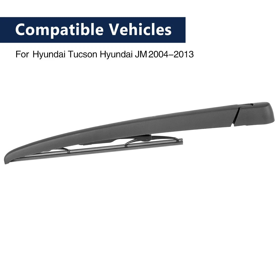 Set of 2 Rear Windshield Wiper Blade Arms for Hyundai Tucson JM (2004–2013)