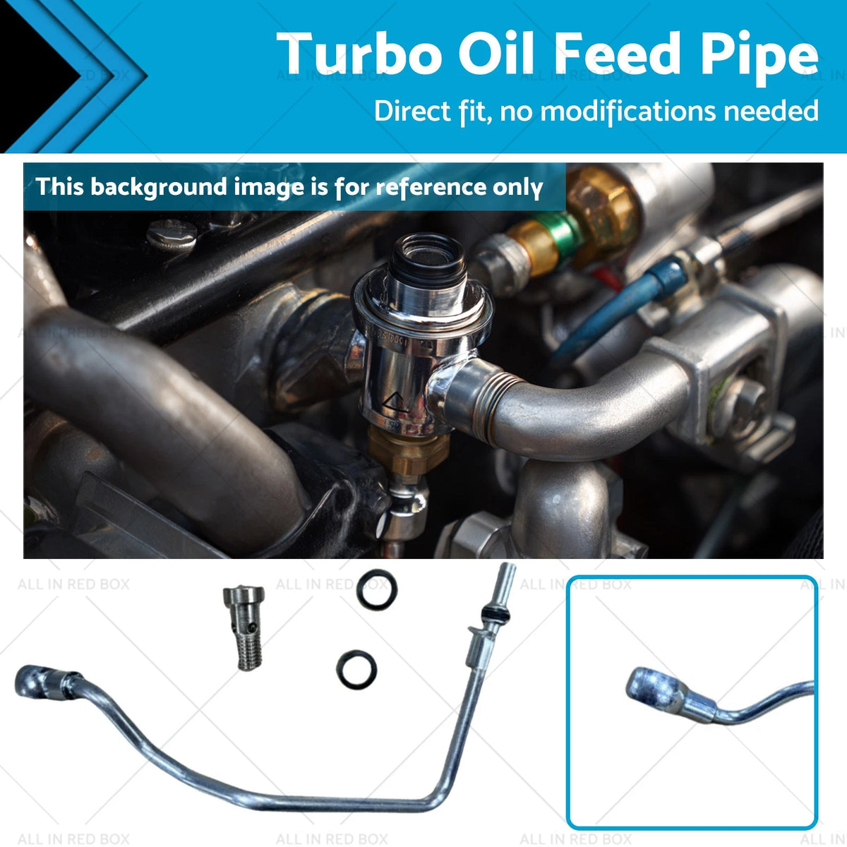 Turbo Oil Feed Pipe for Holden Cruze JH 1.6 LLU (2014–2016) 55583647
