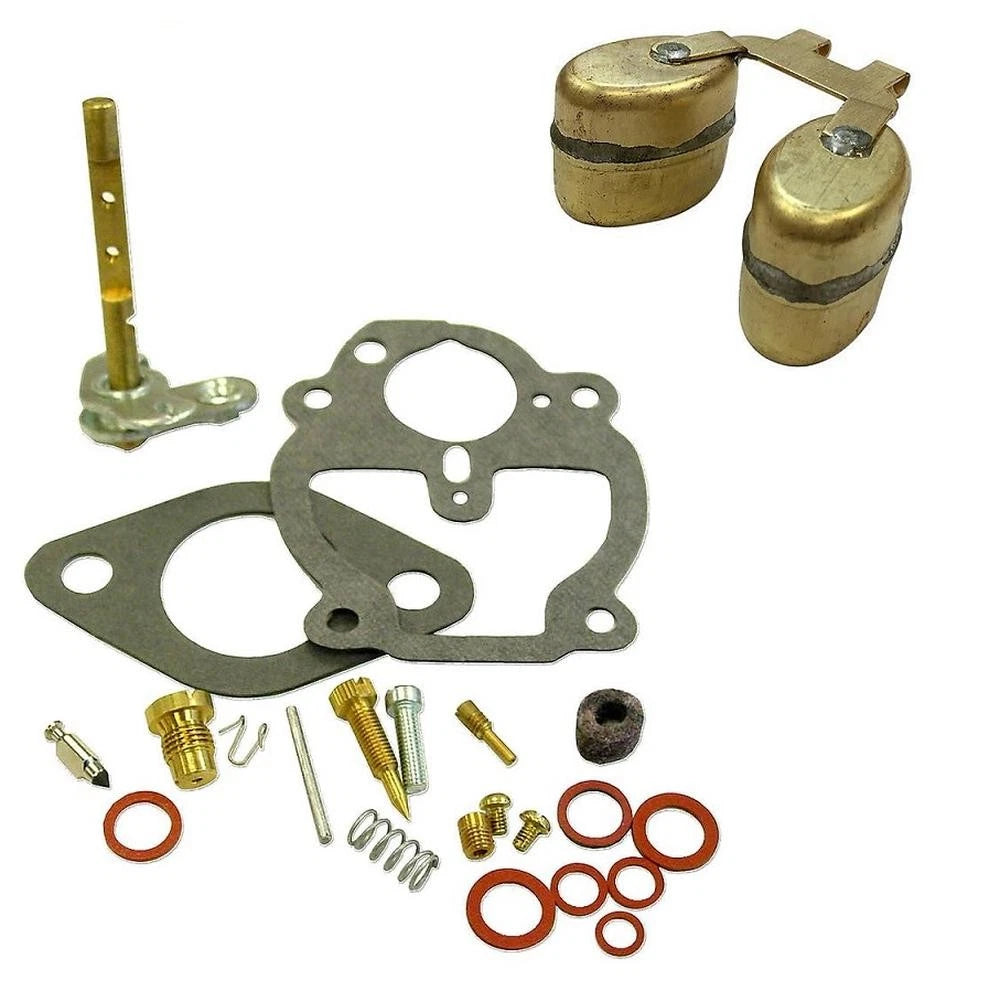 Carburetor Repair Kit & Float for Case S SC SE SI SO Tractor (Fits Zenith)