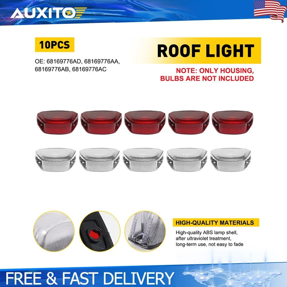 Set of 2 Cab Roof Marker Lights for RAM ProMaster 1500 2500 3500 (2014–2023)