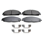 Set of 4 Akebono ProACT Front Ceramic Brake Pads for Dodge 200 300 Challenger Charger Magnum (2005–2010)