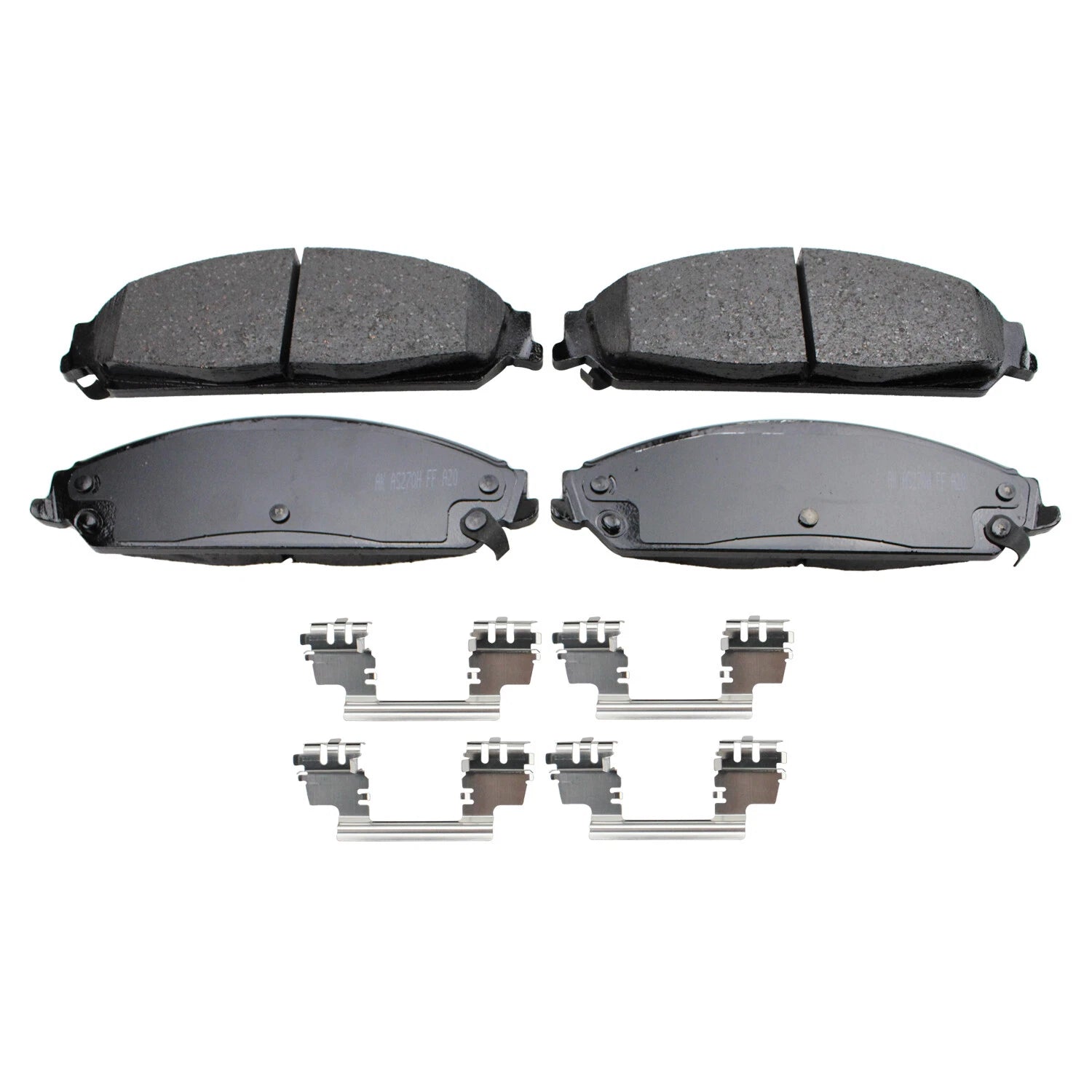 Set of 4 Akebono ProACT Front Ceramic Brake Pads for Dodge 200 300 Challenger Charger Magnum (2005–2010)