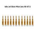 12pcs Idle Jet Slow Pilot Jets 40-67.5 for Mikuni TM VM28/486 HSR42/45/48