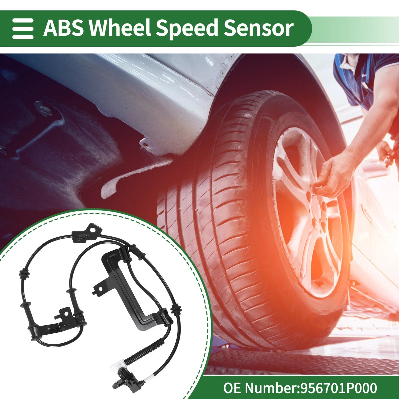 ABS Wheel Speed Sensor No. 956701P000 for Hyundai Ix20 (2010–2017)