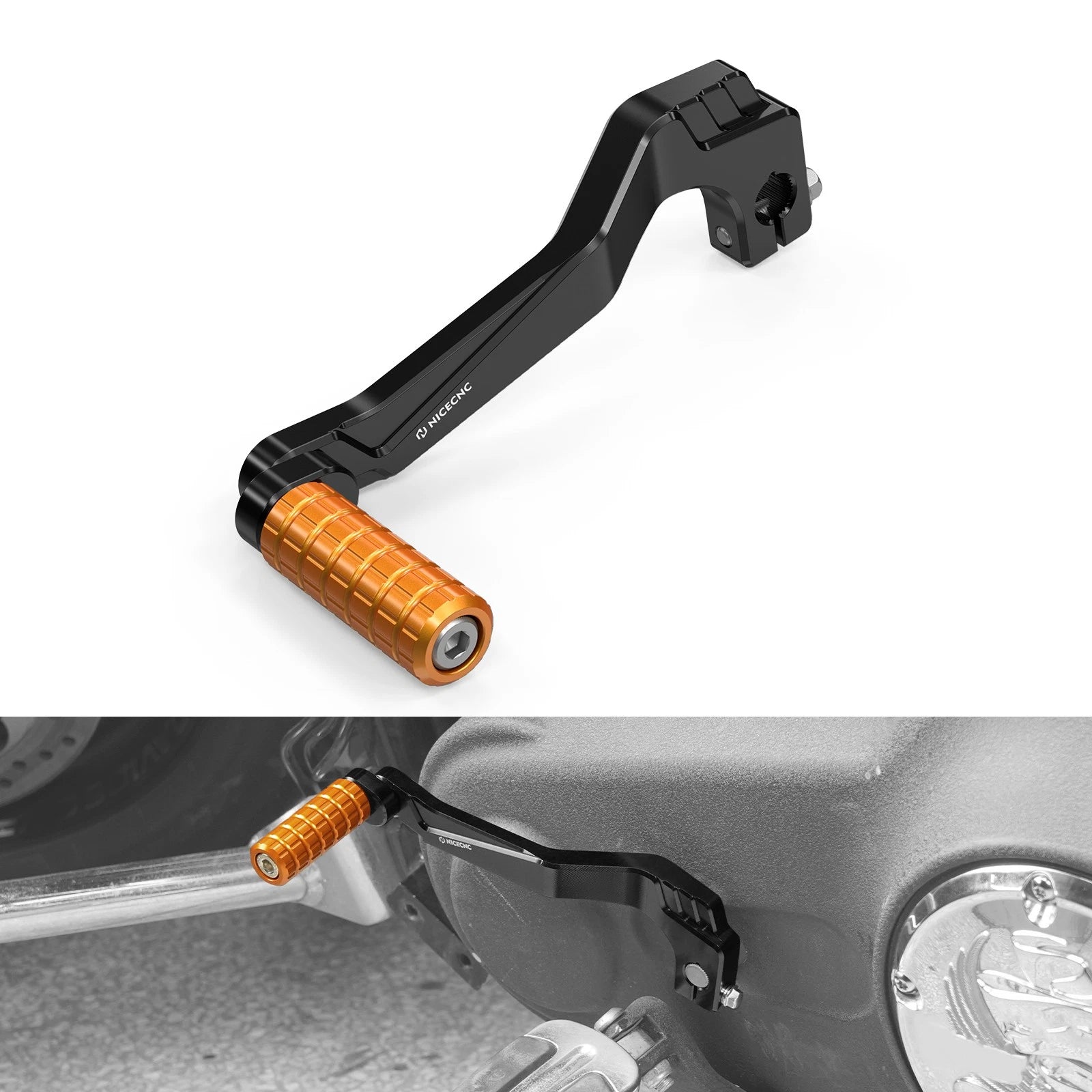 Anodized Gear Shifter Lever for Harley Dyna Low Rider FXDL (2003–2008)