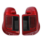 Lower Vented Fairings for Harley Touring (2014–2023) Wicked Red/Twisted Cherry