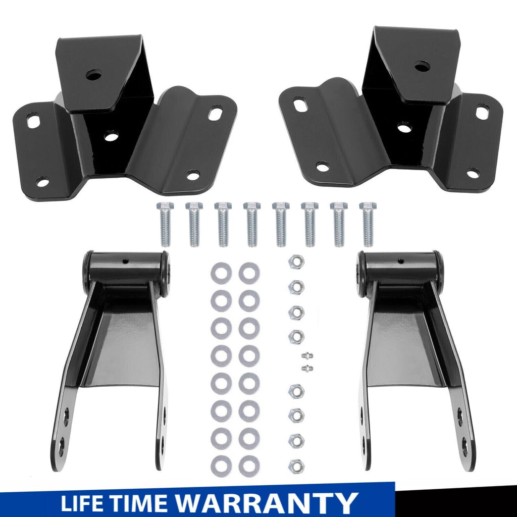 4" Drop Kit Rear Leveling Shackles for Ford F150 F100 (1973–1996)