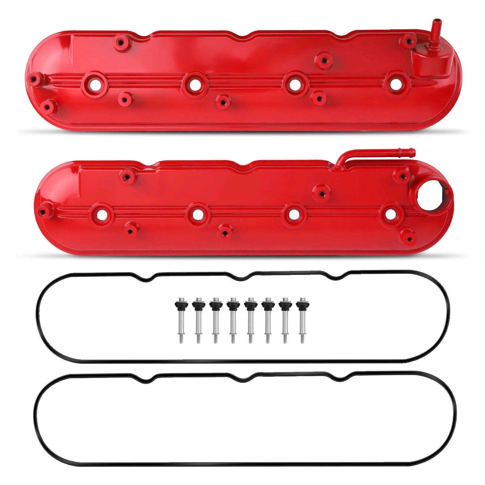 2PCS Valve Cover Set for Chevy Express Suburban GMC Yukon Cadillac (2009–2020) V8