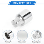 Set of 4 Wheel Lock Lug Nuts for VW (with Antitheft Removal Key 527)