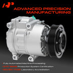 A/C Compressor with Clutch for Kia Sorento (2011–2012) Hyundai Santa Fe (2011–2012)