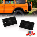 Set of 2 Smoked Side Marker Light Housings for Mercedes Benz G500/G550 (2002–2015)