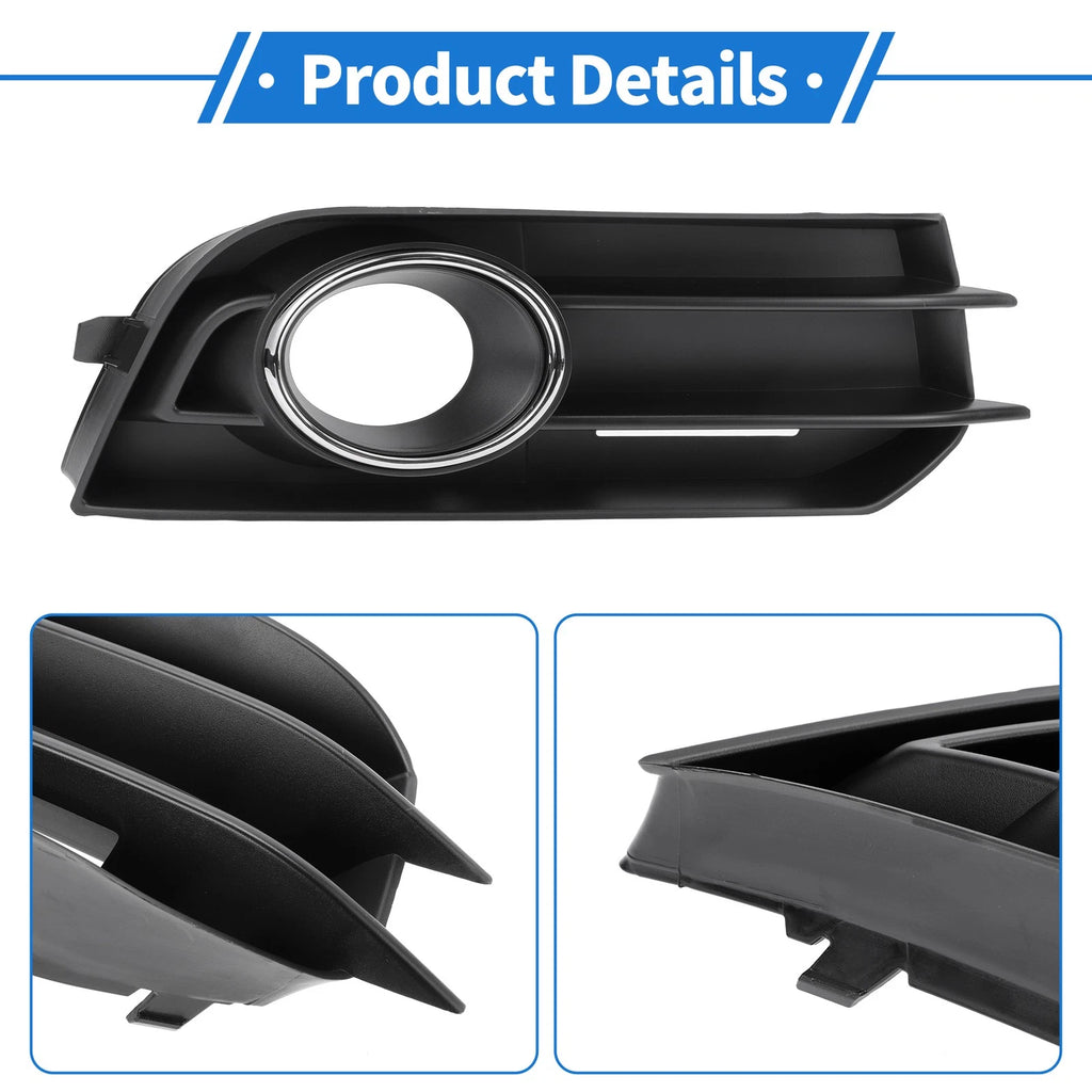 Fog Light Grill for Audi A1 (2010–2015) No. 8X0807682A ABS