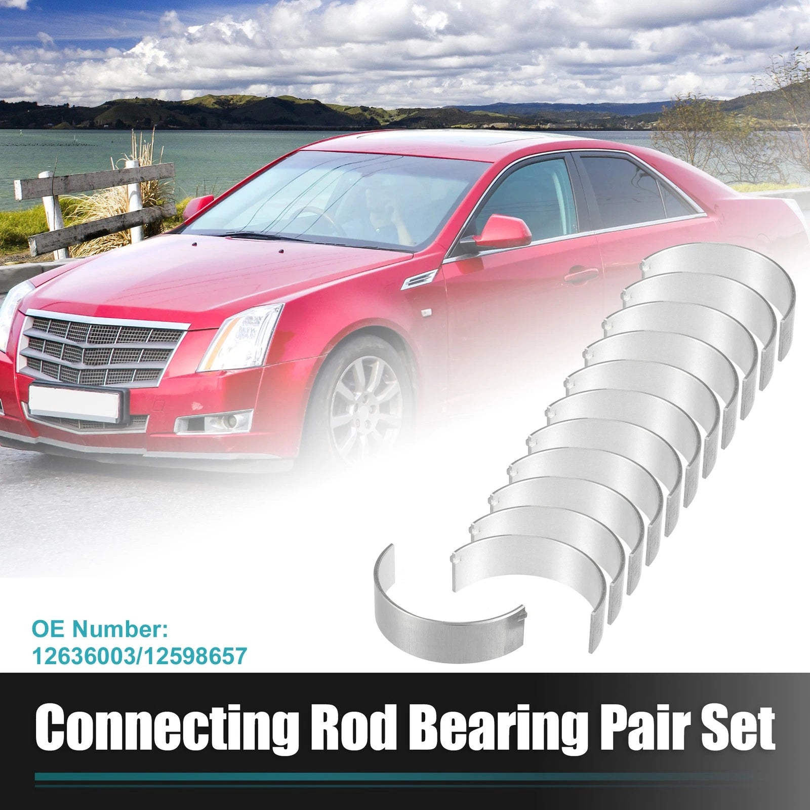 Set of 1 Crankshaft Main Bearing for Chevrolet LLT (No. 12636003/12585677/12598657)