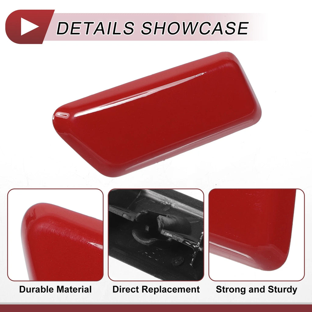 Front Left Washer Nozzle Cover Cap for Mitsubishi Outlander (2006–2018) Red