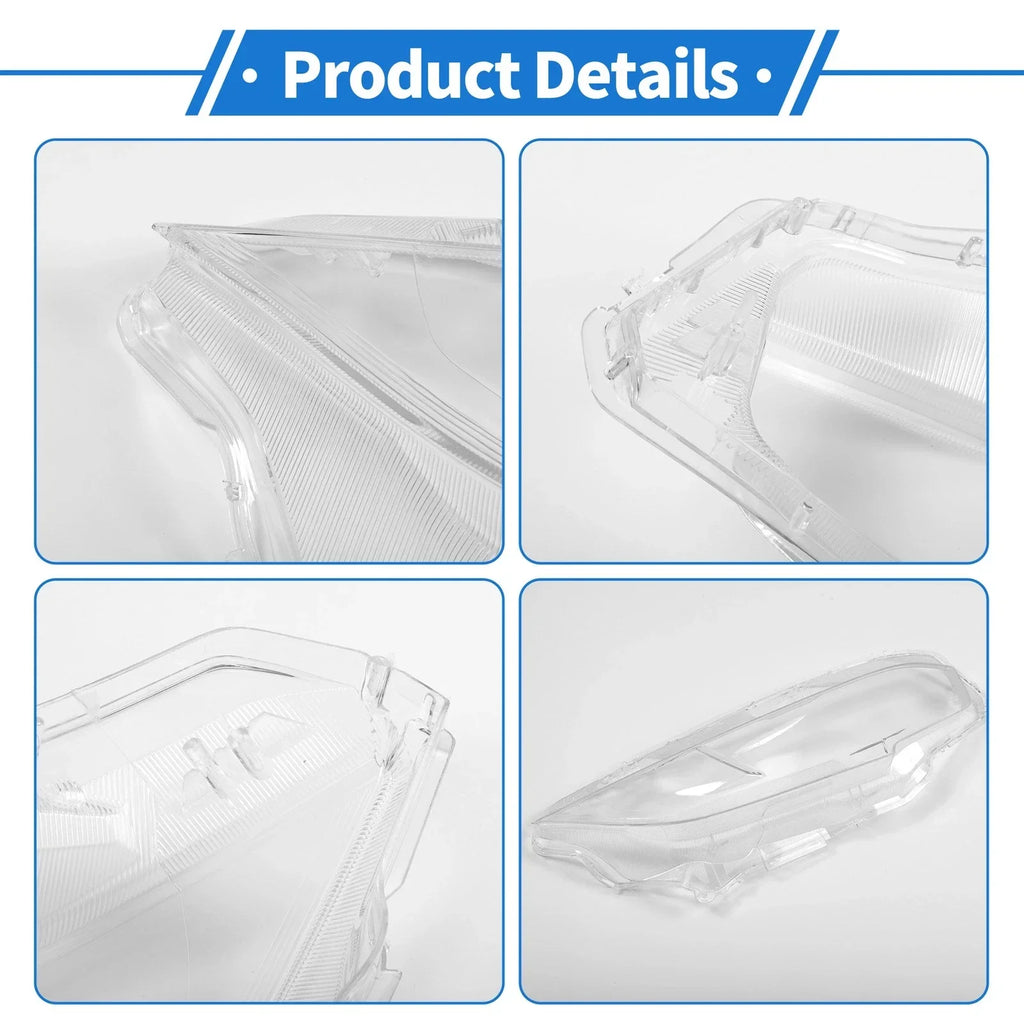 Car Front Right Headlight Lens Cover for Honda Civic (2016-2018)