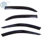 Set of 4 Window Visors for Toyota Corolla (2003-2008) 3D Wavy Design
