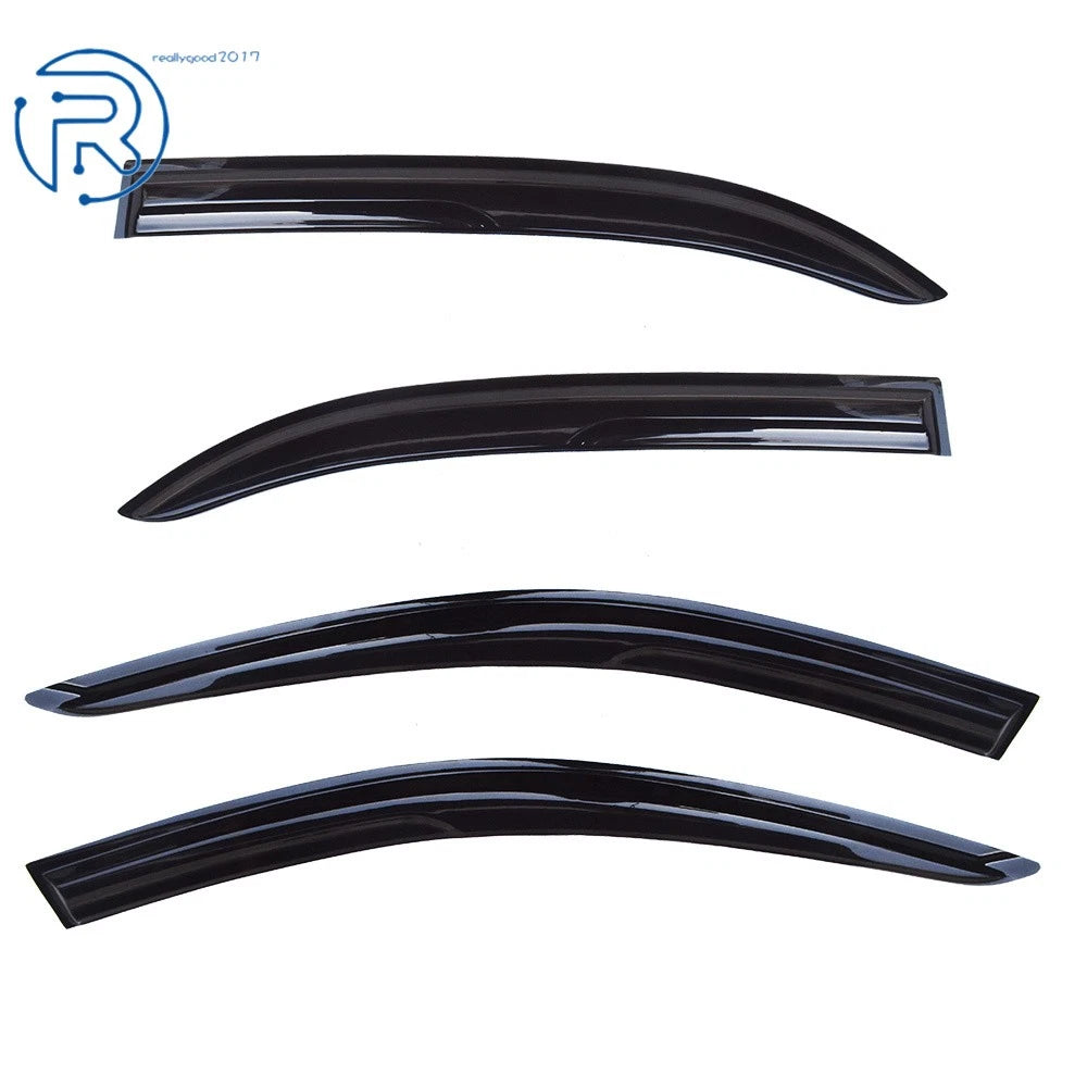 Set of 4 Window Visors for Toyota Corolla (2003-2008) 3D Wavy Design