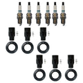 Denso 6 Iridium TT Plugs & NGK Ignition Coil Boots Kit for Lexus ES330 RX330 RX400h (2004–2006)