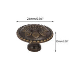 2Pcs Antique Bronze Drawer Knob for Cabinet Door Hardware