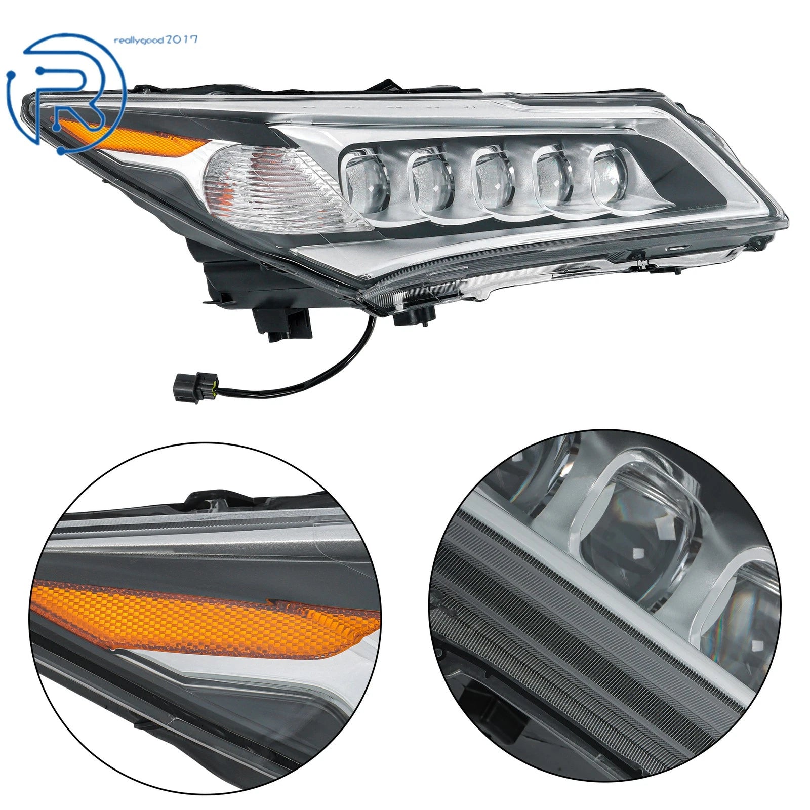 LED Headlight Assembly for Acura MDX (2014-2016) Right Side