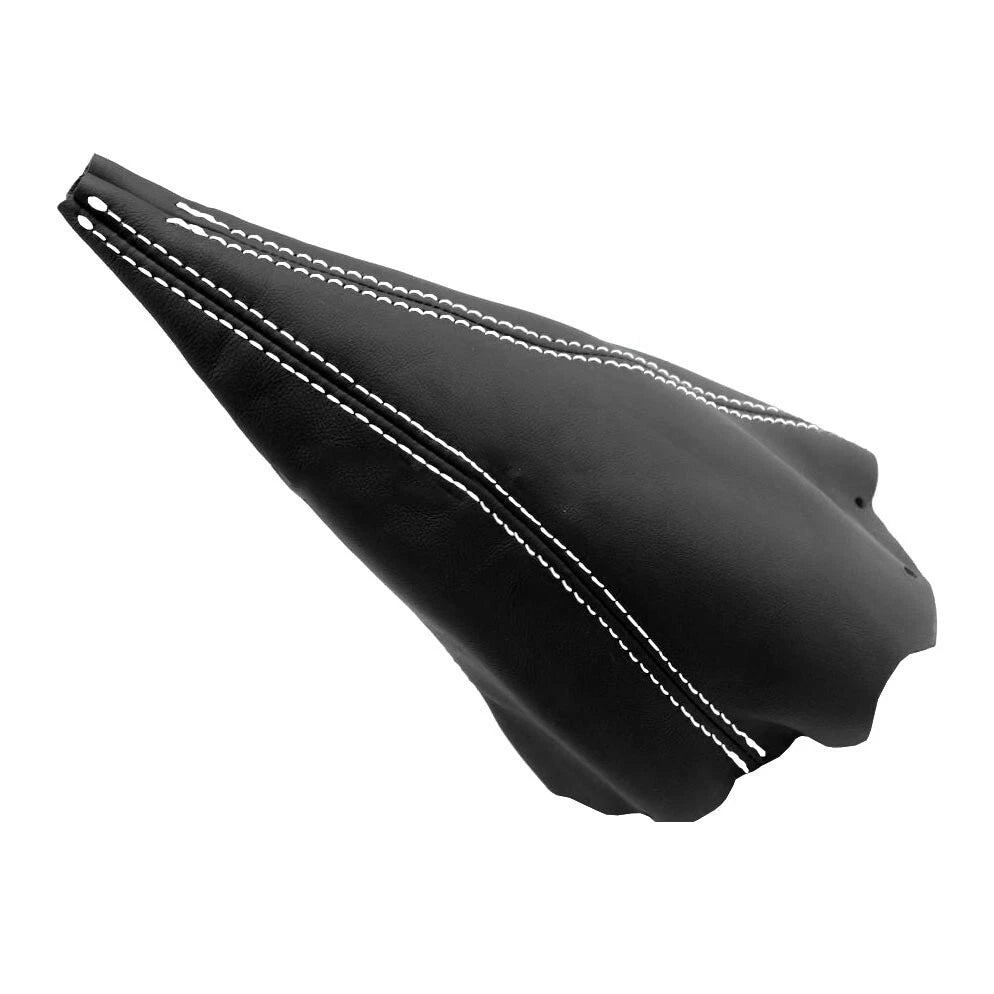 Manual Shift Boot for Ford Mustang (1994–2004) PVC Leather White Stitch