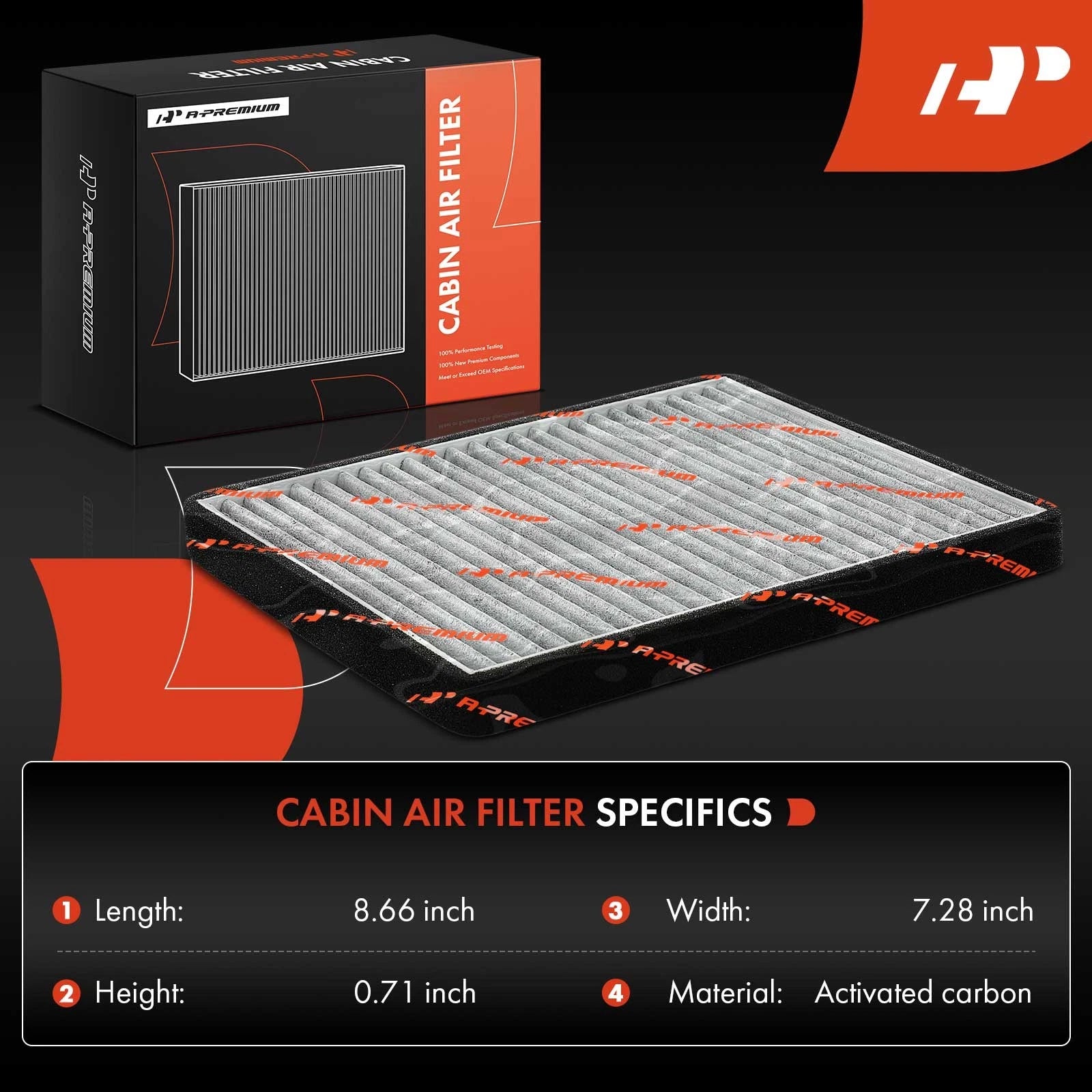 Cabin Air Filter for Mitsubishi Eclipse Galant (2000-2005)