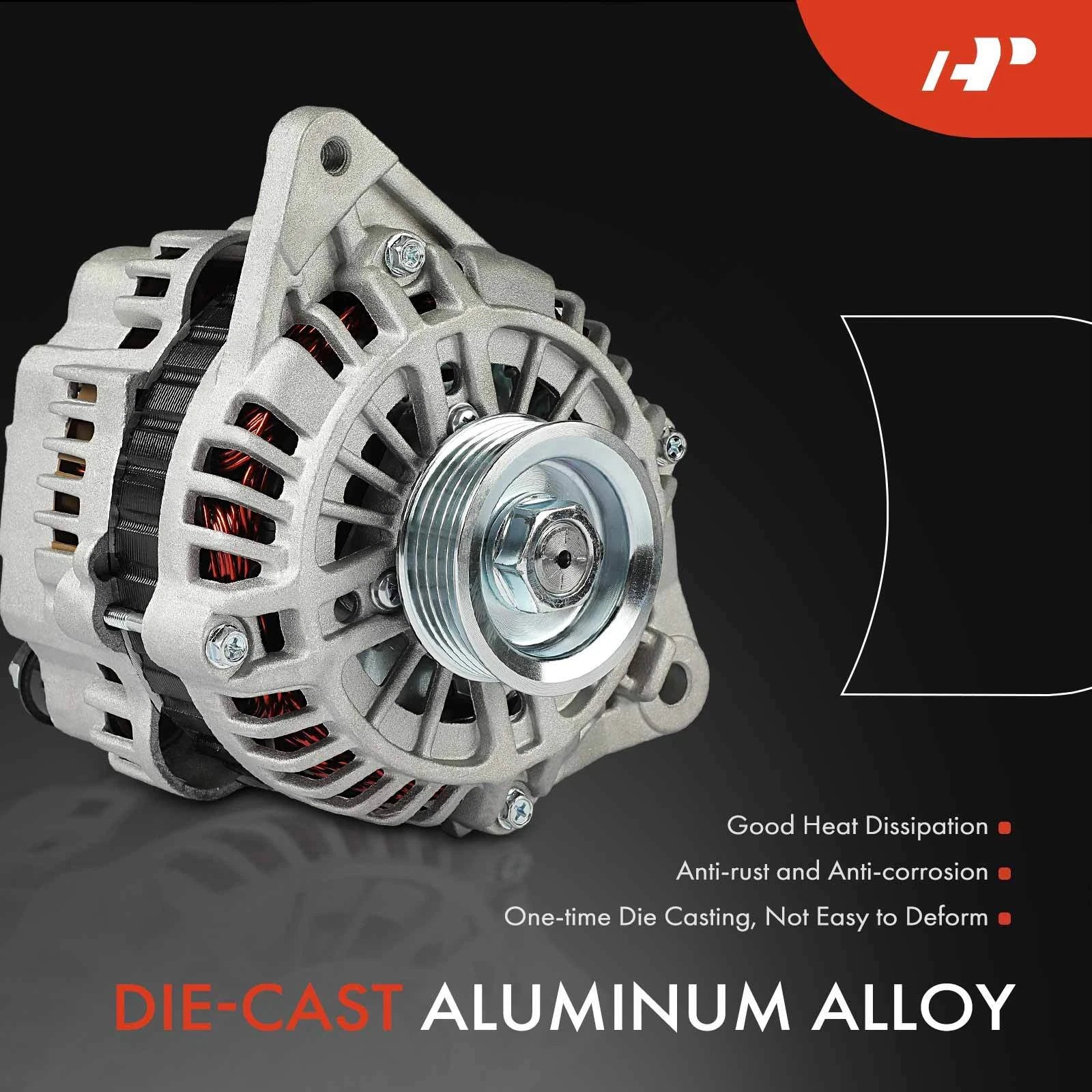 Alternator for Mitsubishi Eclipse, Chrysler Sebring, Dodge (2001-2005)