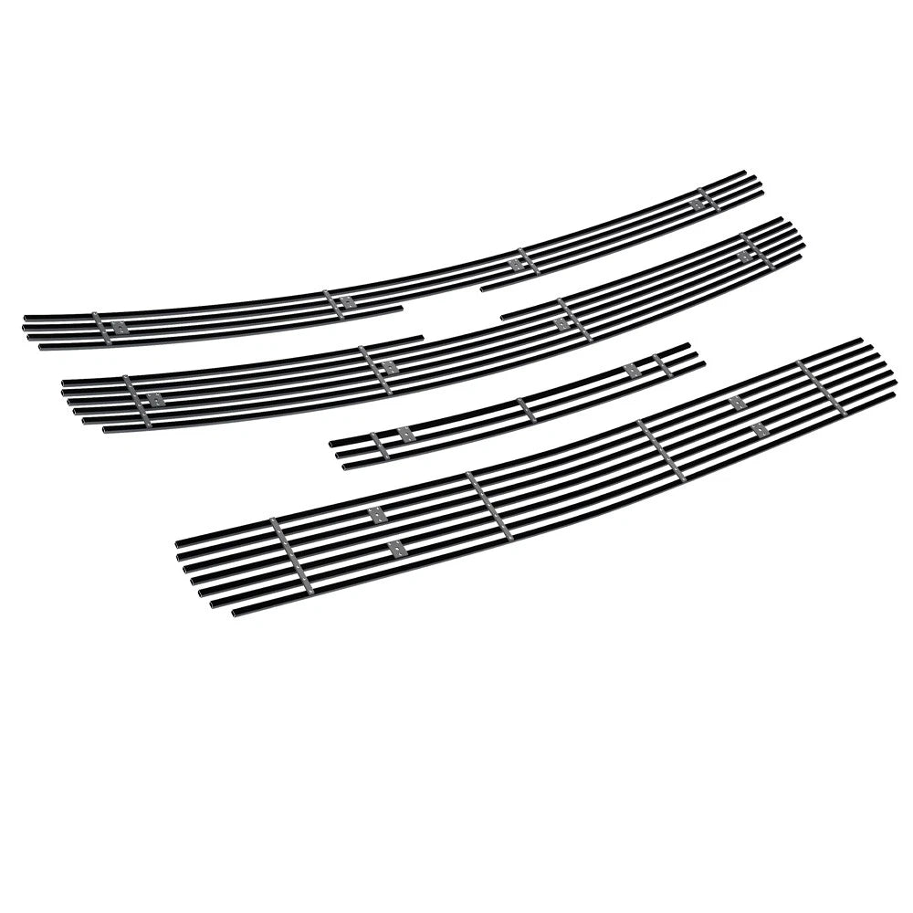 Stainless Black Billet Grille Insert for Chevy Silverado 1500 (2007-2013)