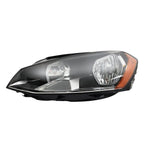 Headlight Replacement for Volkswagen Golf (2015–2017) LH Clear Lens Halogen