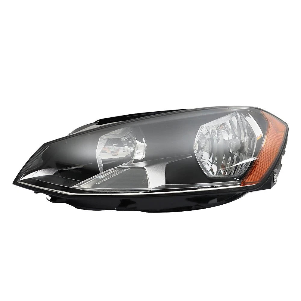 Headlight Replacement for Volkswagen Golf (2015–2017) LH Clear Lens Halogen