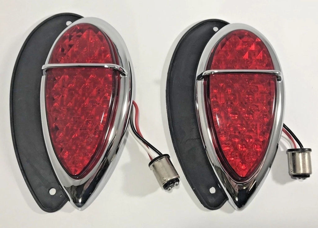 LED Tail Light Pair Assembly Gaskets for Ford Lincoln Zephyr (1938–1939)