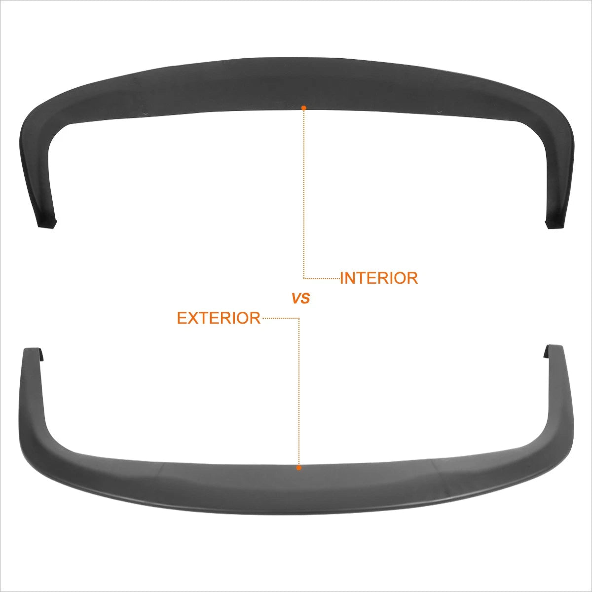 68" Universal Front Lower Bumper Lip Splitter Spoiler Body Kit