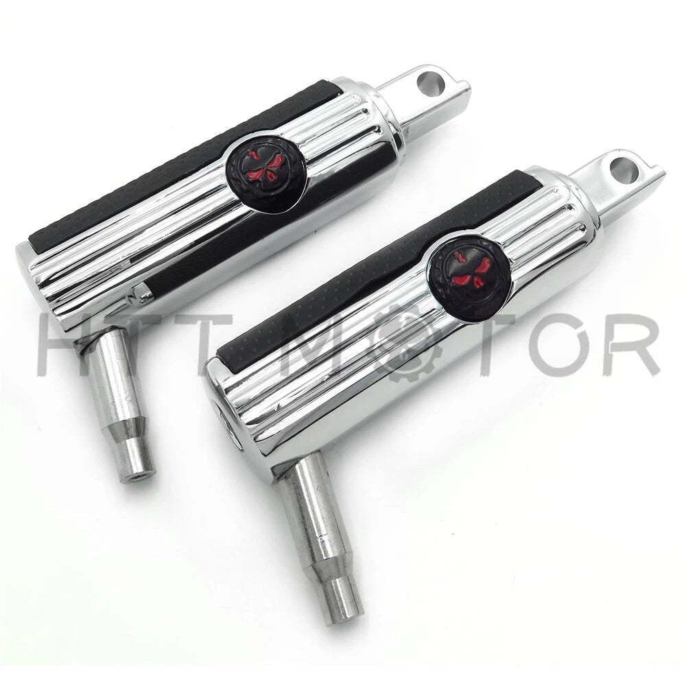 Defiance Chrome Footpegs for Victory Jackpot & Judge (Front/Rear)
