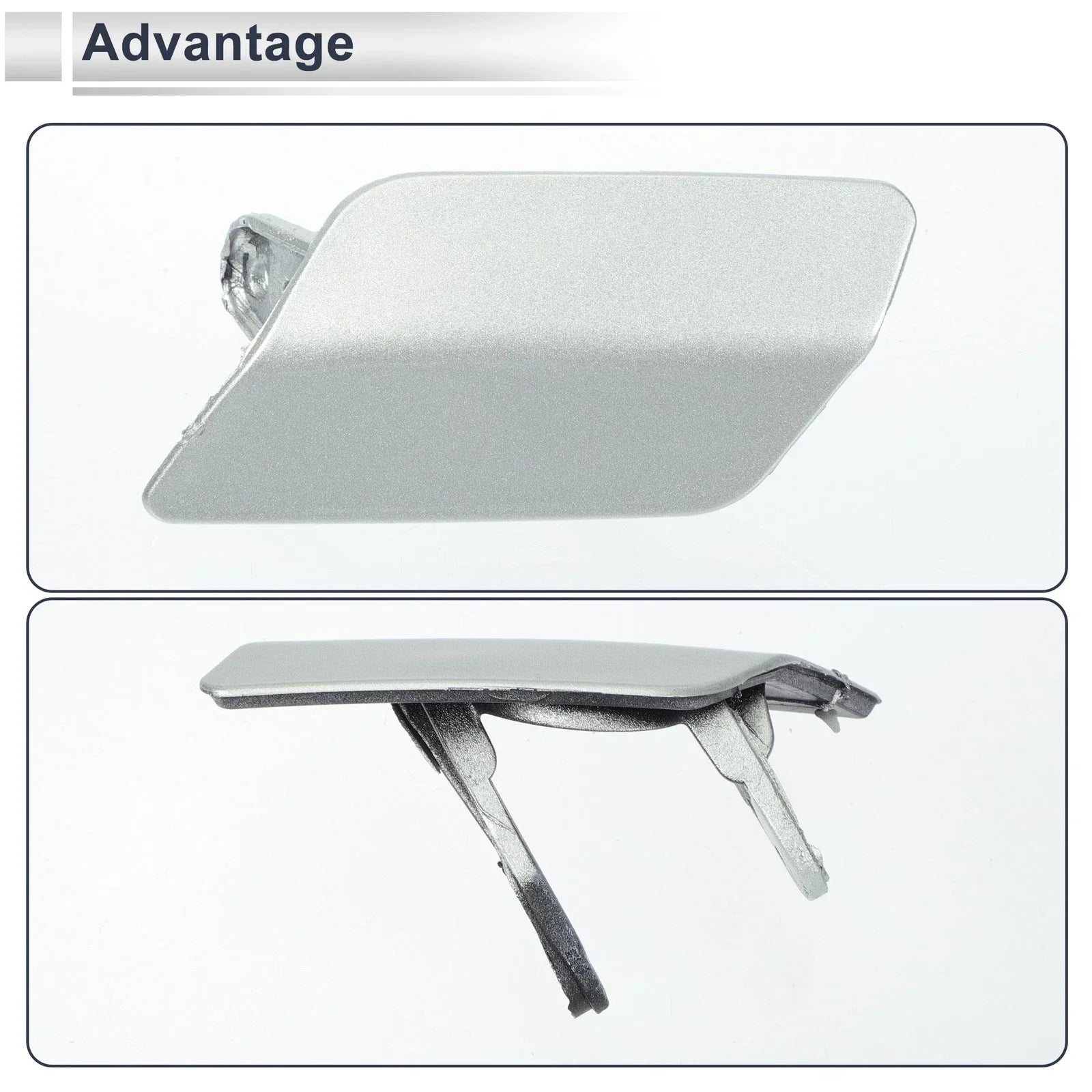 Front Left Bumper Headlight Washer Nozzle Cover Cap for BMW 335i GT