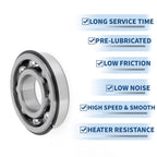 Deep Groove Ball Bearing 55x120x29mm for Scooter Skateboard (P0)
