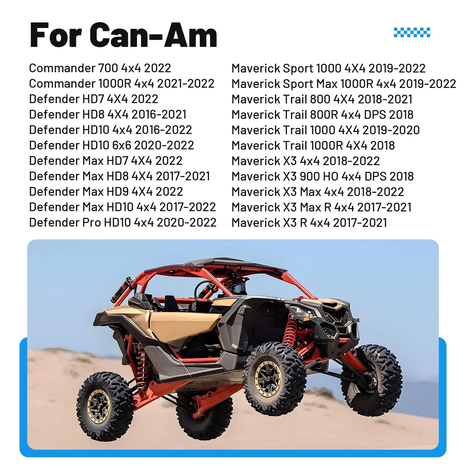 One Way Clutch Bearing Kit & Seal for Can-Am Maverick X3 (2017–2022)