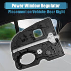 Rear Right Power Window Regulator for Dodge Ram 1500 (2010–2023)