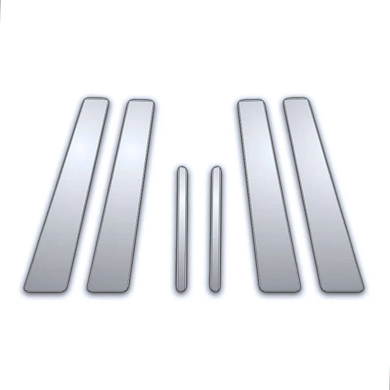 6 Pc Chrome Pillar Post Covers for Volkswagen Passat (2006–2008)