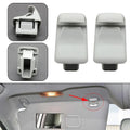 Car Sun Visor Holder Clips Grey for Mitsubishi Lancer, Outlander, ASX, Evolution