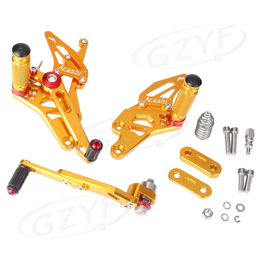 Adjustable Rearset Footrest Pegs for Suzuki GSXR1000 (2009-2016)