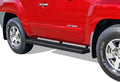 iBoard Running Boards for Nissan Xterra (2005–2015) - 6 Inch Matte Black