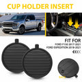 2X Console Cup Holder Insert for Ford F150 Expedition (2017–2021)