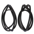 Weatherstrip Rubber F+R w Moulding Hole Fits Nissan Sentra Sunny B11 1981-85 D07