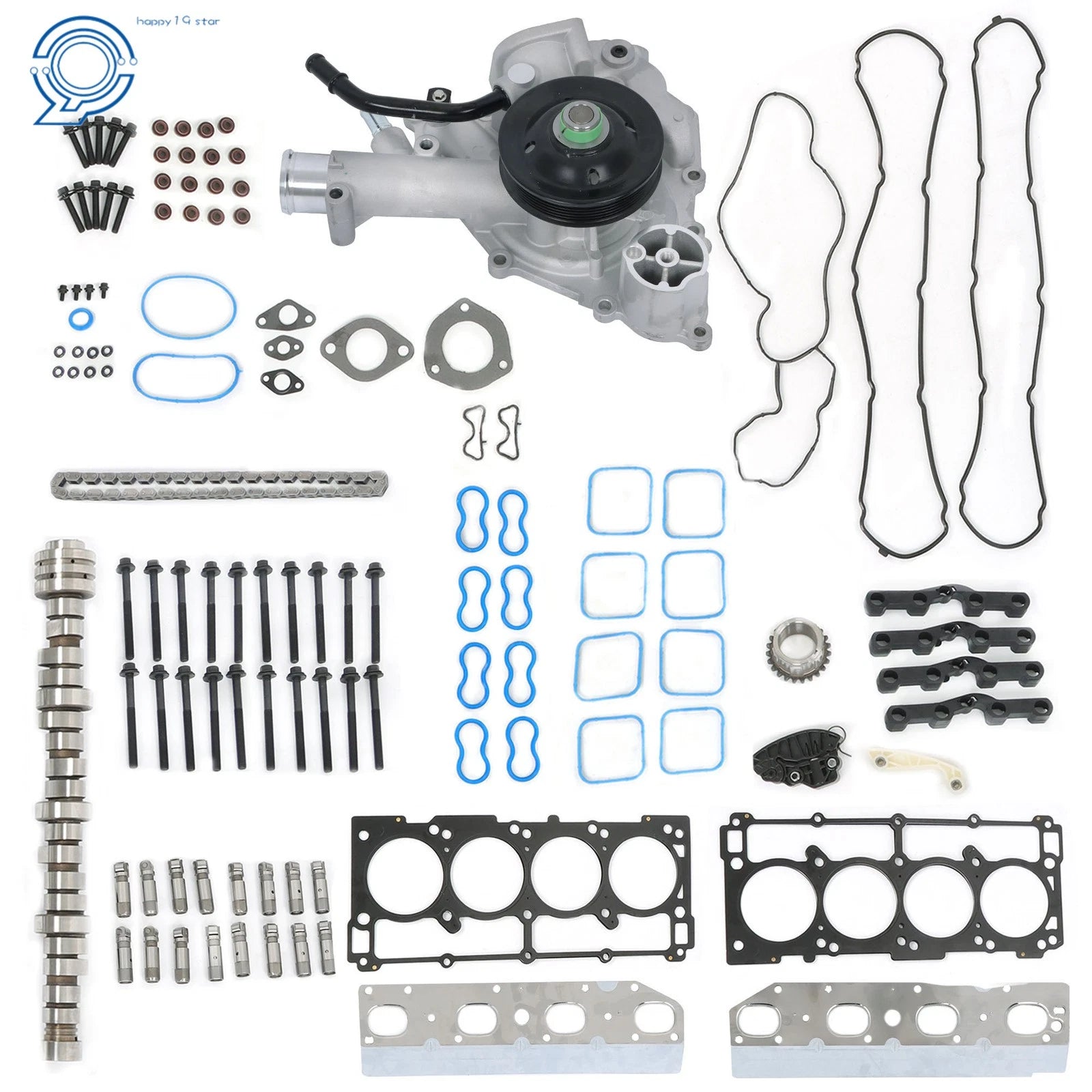 MDS Lifters Kit, Cam Timing Chain Kit, Water Pump for Dodge Ram 1500 (2009–2019)