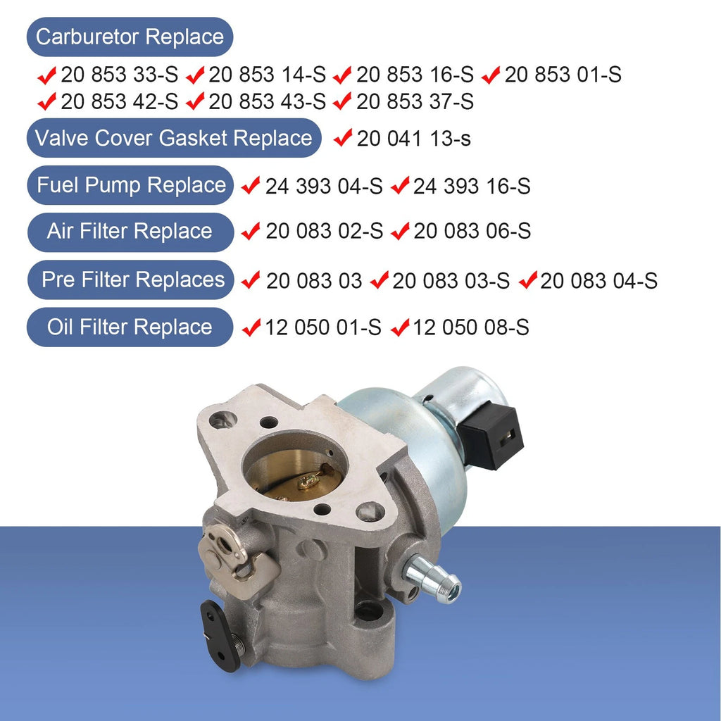 Carburetor for Kohler Courage 20HP SV600 SV590 SV470 SV480 (2004–2018)