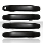 Set of 4 Door Handle Covers for 2019 Silverado 1500 LD-Gloss Black w/o Smart key