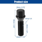 20pcs M14x1.25 Extended Wheel Lug Bolt Conical Seat 40mm for BMW 