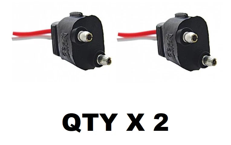 2 Prong Pigtail Plug for Truck Side Marker Clearance Trailer Lights