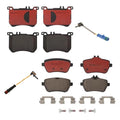 Set of 4 Brembo Ceramic Brake Pads with Sensors for Mercedes R231 SL (2012–2020)