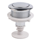Toilet Flush Button 55mm ABS Compact Single Button with Bracket Option